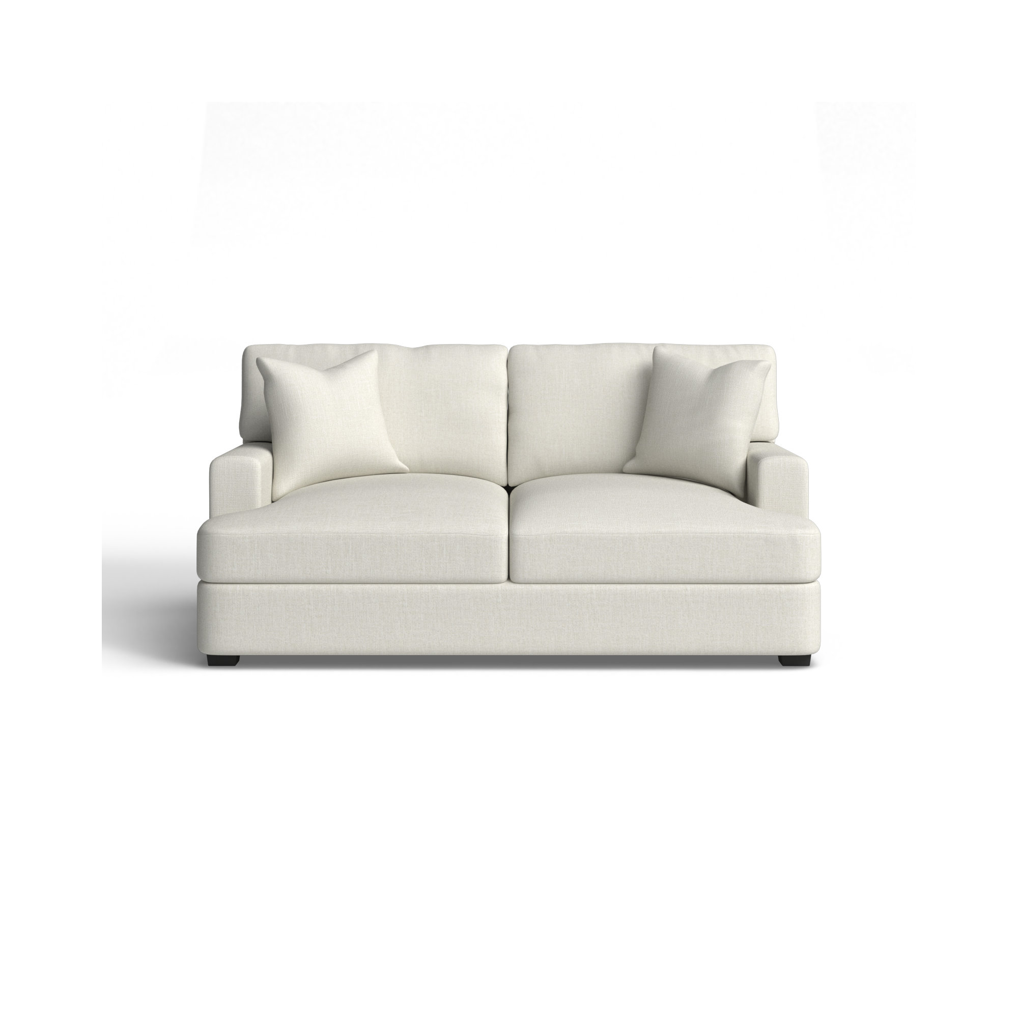 Emilio 65'' Upholstered Loveseat, Conversation Pearl