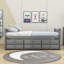 Lit de jour simple avec couchette Stewumin-1582029729