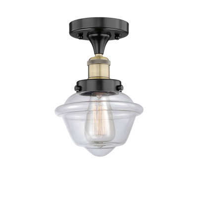 Grourke Glass Semi Flush Mount