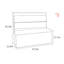 Banc rembourré en similicuir Modern Modern-101079399