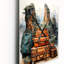 Bohemian Art Travel Wonders III - Abstrait très grandes horloges murales-99629682