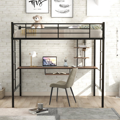 Lit mezzanine avec bureau intégré de Mason & Marbles