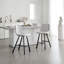 Tabouret de bar en tissu texturé Modern
