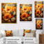 Bleu et jaune tournesols en spirale III - tournesols, art mural-1280944824-1314595973