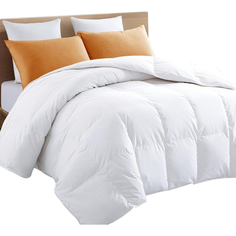 Édredon surdimensionné, housse de couette en duvet synthétique toutes saisons avec languettes de coin, édredon respirant, été chaud