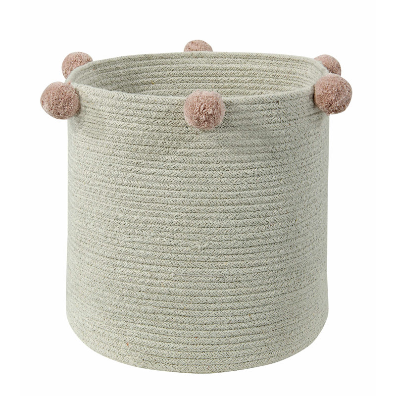 Panier en tissu à bulles, Naturel / nu