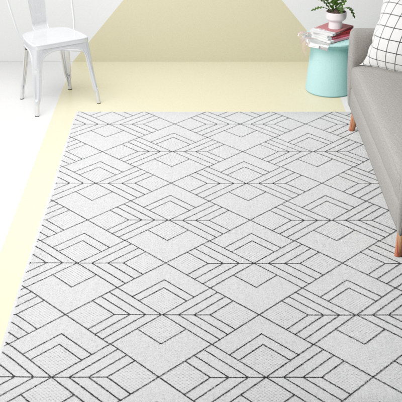 Carruth Geometric Indoor / Outdoor Area Rug, Rectangle 160 x 230cm