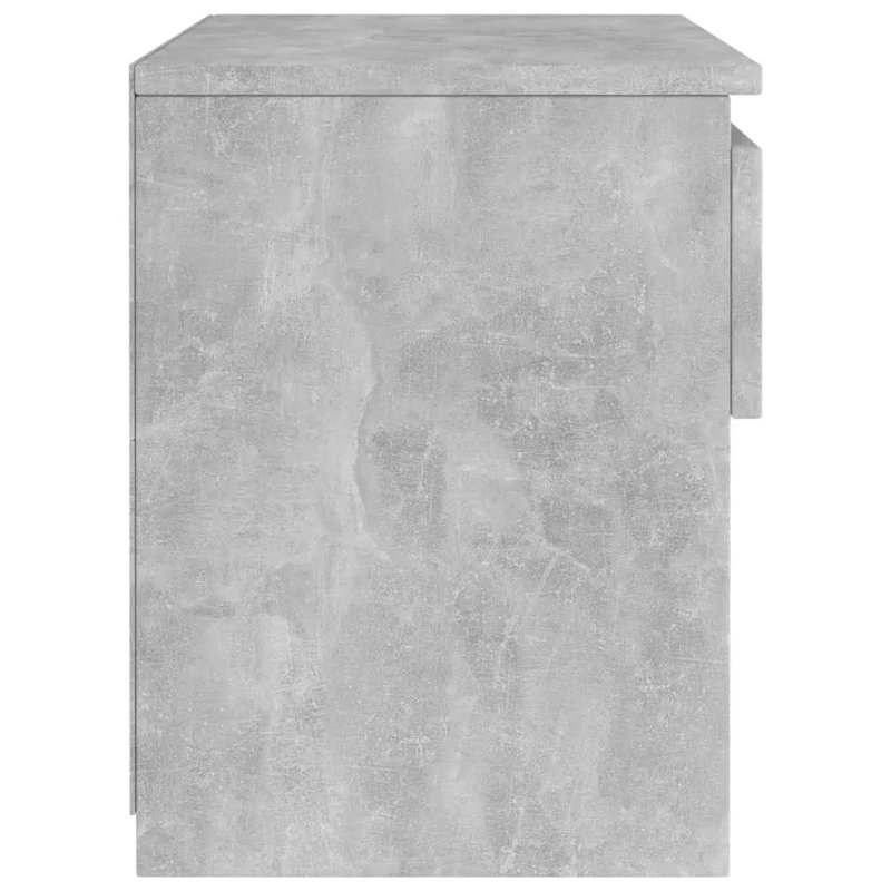 Ezrael 101.6cm W Bedside Table, Concrete Grey