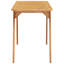 Aneliese Rectangular Solid Wood Outdoor Dining Table - 110 cm W 56 cm D