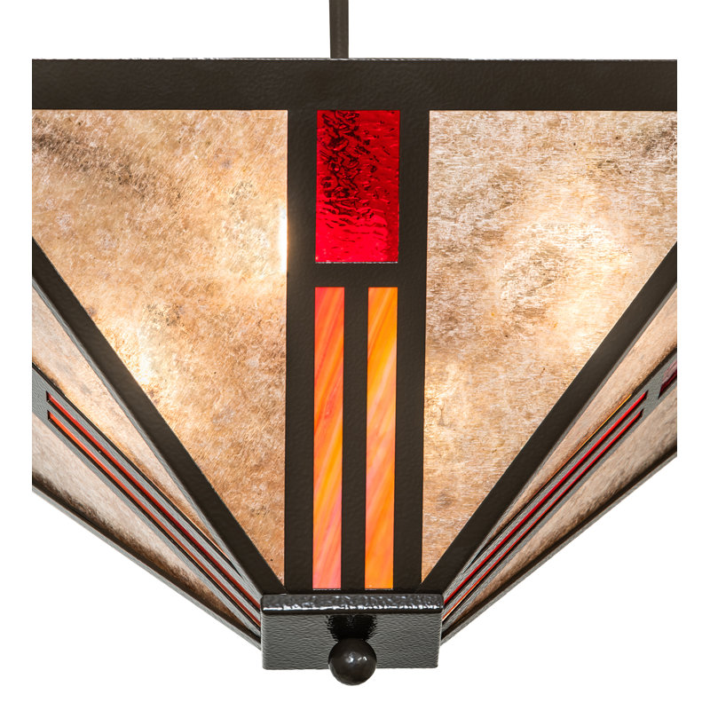 4 - Light Semi Flush Mount