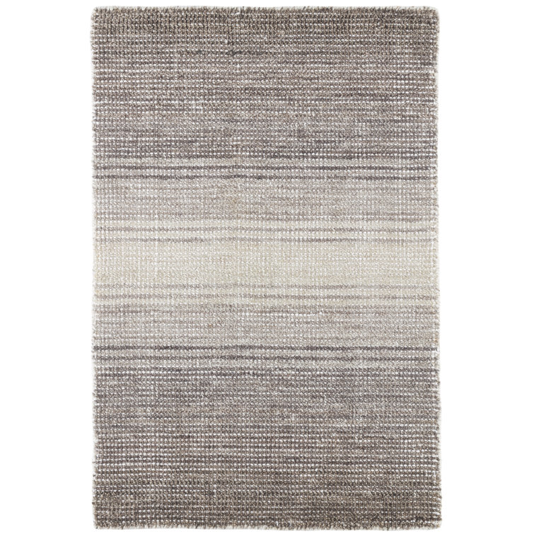 Tapis gris tissé à la main Pandora