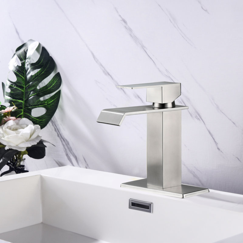 Robinet pour salle de bain Modern, Nickel brossé