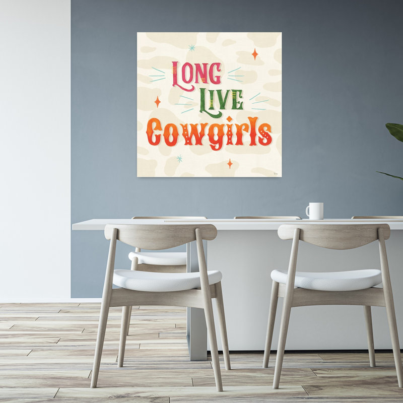 Cowgirl Club V, art contemporain abstrait, H 32 po x l 32 po
