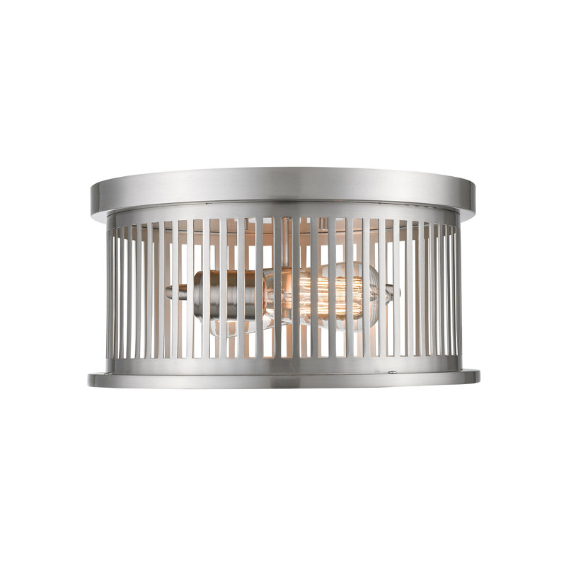 Beddingfield Flush Mount, Brushed Nickel