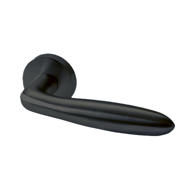 Ensemble d'intimité Alpine avec levier rond 26 po Alpine, 2,375 po, Noir satiné