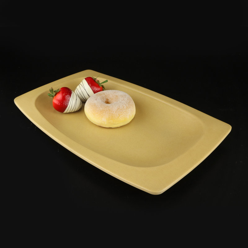 Elite Global Solutions Platter, Rattan