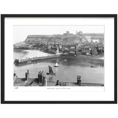 Whitby, East Cliff 1913 by Francis Frith - Single Picture Frame Print