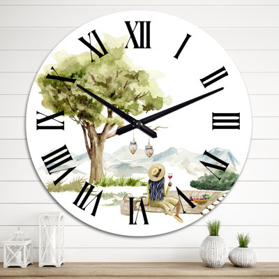 Horloge murale surdimensionnée