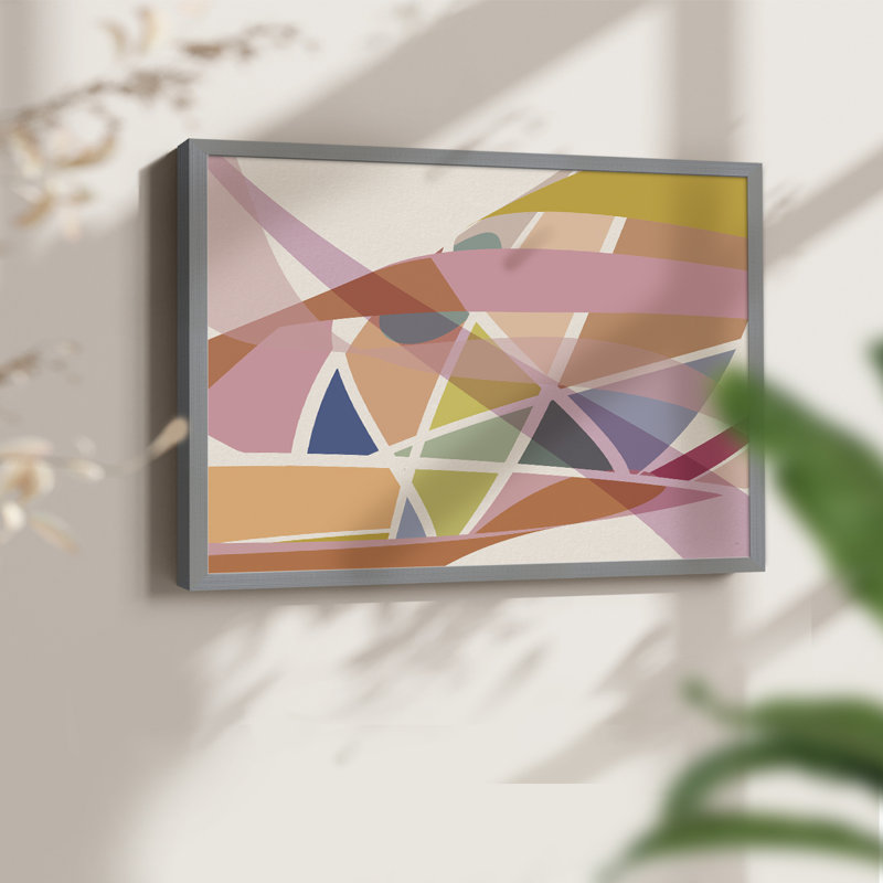 Thoughts of Herbin II -Framed Print - Restickable, 16" H x 20" W, Grey