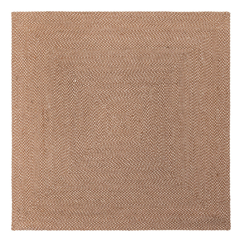 Tweed Braided Jute Rug, Square 7'10"
