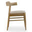 Ensemble de 2 chaises en bois délavé rétro avec dossier incurvé Atlas-2099248026