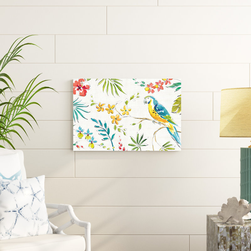 Tropical Oasis II - blanc, H 20 po x l 30 po x P 1,25 po