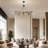 39.4" Light Luxury K9 Real Crystal Round Tree Branch Chandelier – Matte Black Finish-1216586452
