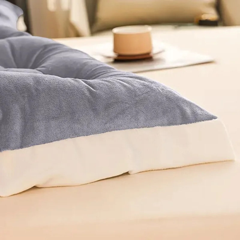 Oreiller de tête de lit rembourré en coton naturel, longueur 1,5 mètre, mezzanine réglable, hypoallergénique et respirant, support mi-ferme pour le lit
