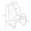 Chaise berçante 30,31 pouces-1224177271