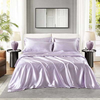Très grand drap de satin Satin