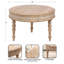 Table basse de salon ronde en bois Iqrame