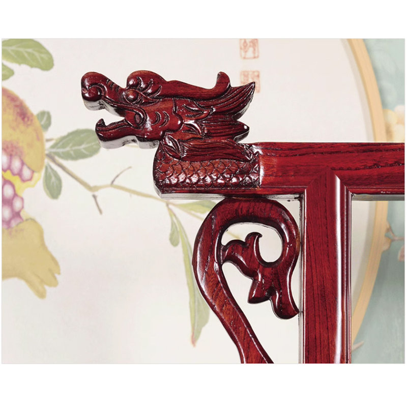 Elegant Elm Wood Coat Rack with Storage, Dull Red