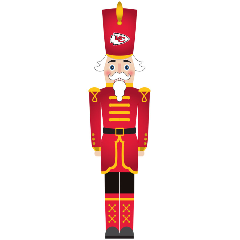 Kansas City Chiefs 46" Nutcracker Leaner