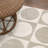 Makhia Modern Geometric Circles In Squares High-Low Beige/Cream Rug-257998251