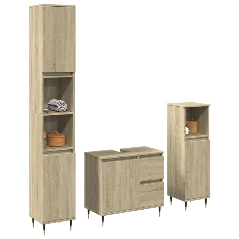 Brantly Bathroom Storage Furniture Set