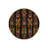 Multicolored Ethnic Motif Patterned Round Woven Base Vintage Decorative Carpet-593958698