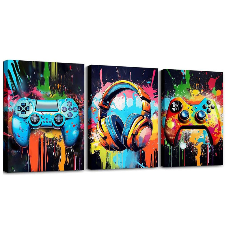 3 Piece Wrapped Canvas Print