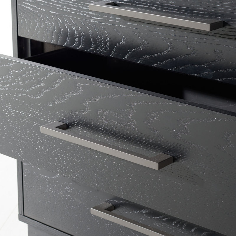 Commode 3 tiroirs Vuxx, Noir