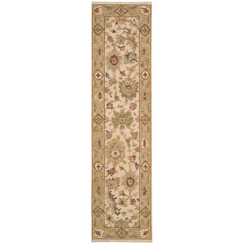 Baar Wool Floral Indoor Rug, Runner 2'6" x 10'