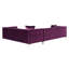 Canapé modulaire en velours Giovanni-26908041-26908046
