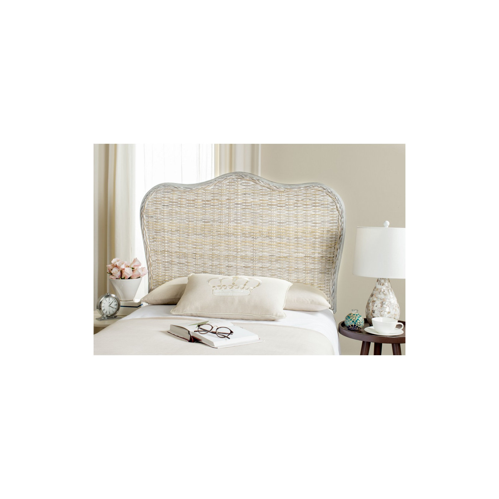 Litchford Headboard, White Washed, Twin