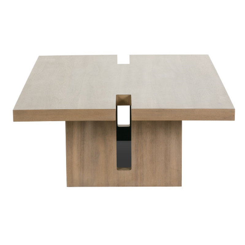 Theory Square Coffee Table, 16" H x 36" L x 56" W