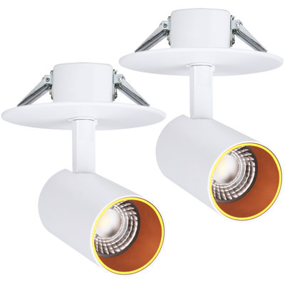 5.51'' 1 -Light Fixed Track Track Kit with Dimmable and Adjustable Head