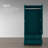 Freestanding Wooden Wardrobe Armoire with 2 Drawers-563725903