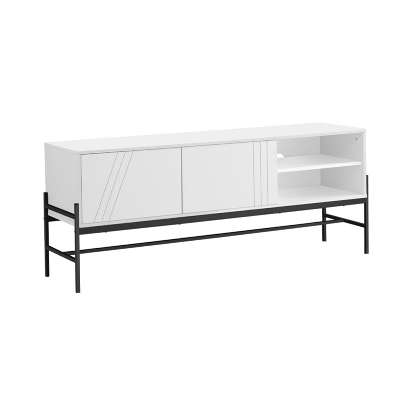 Cadha TV Stand for TVs up to 60", White