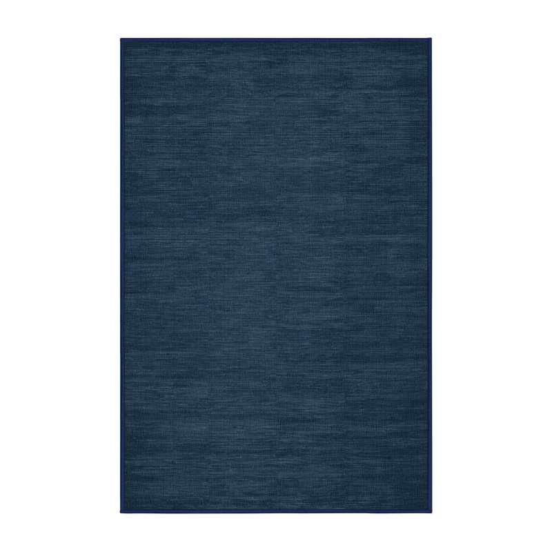 Machine Washable Solid Gray Area Rug, Rectangle 2' x 3'