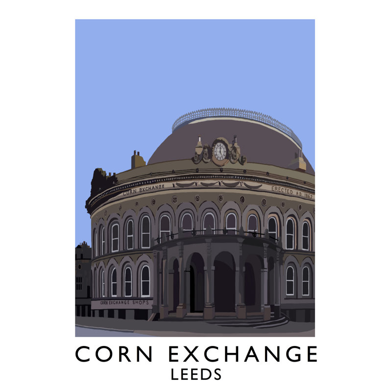 Corn Exchange by Richard O'Neil - Print, No Frame, 50 cm H x 40 cm W x 1 cm D