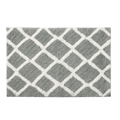 Bittman Reversible High Pile Tufted Bath Rug