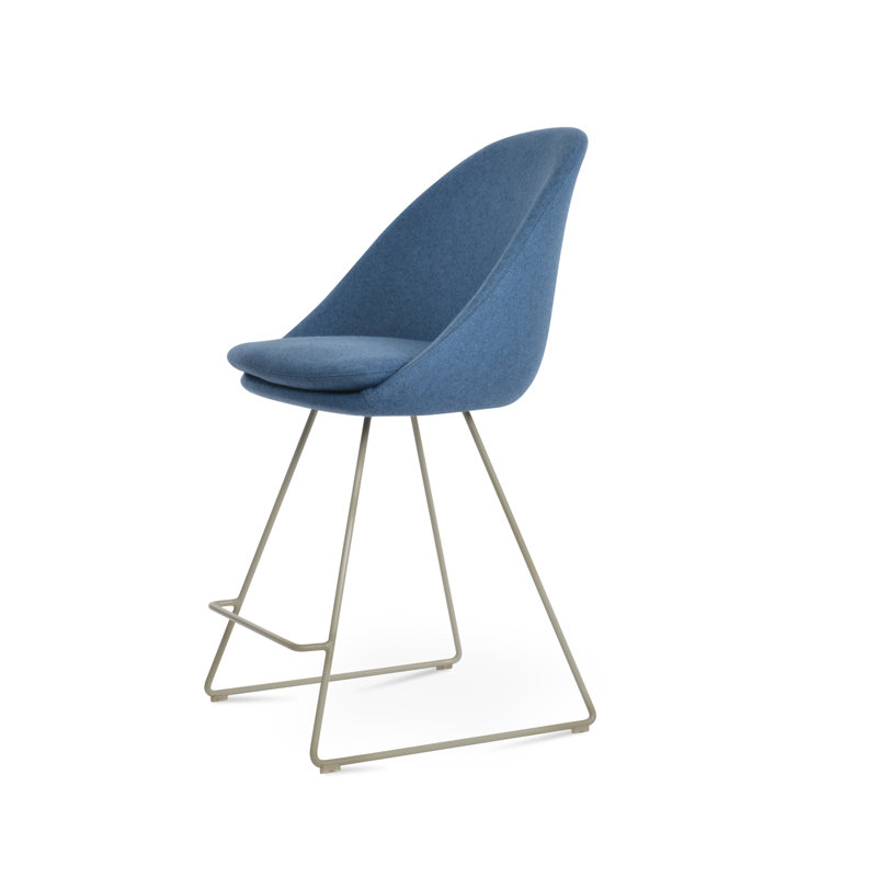 Tabouret de bar Avanos, Bleu