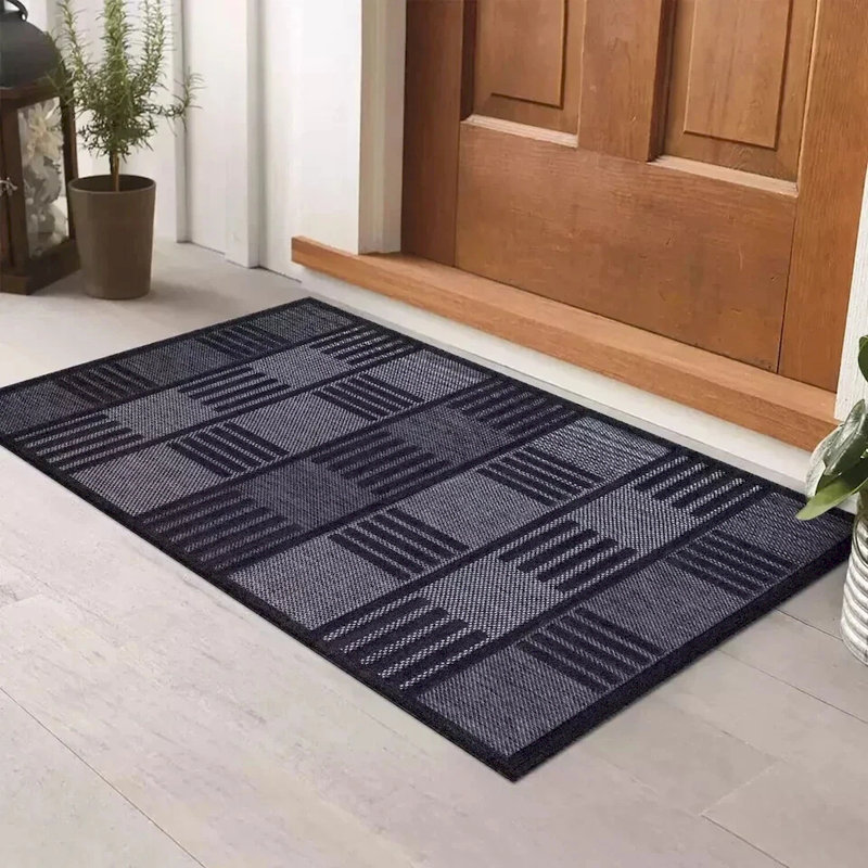 Modern Non-Slip Area Rugs – Anthracite – Living Room, Hallway Runner, Kitchen & Door Mat – Multiple Sizes